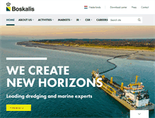 Tablet Screenshot of boskalis.com